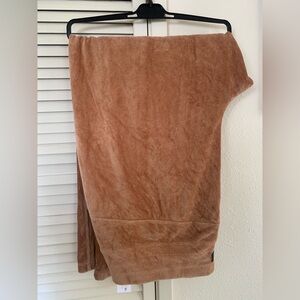 Calvin Klein Corduroy Tan Wide Leg Pants with pockets